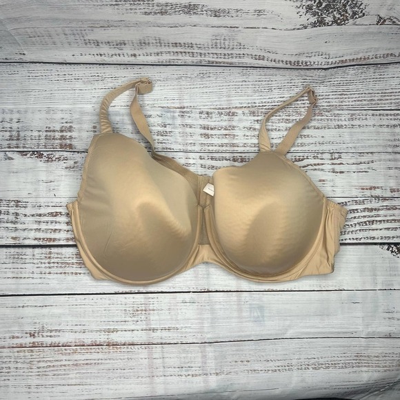 Cacique Smooth Lightly Lined Full Coverage Bra Nude 44DDD - Picture 2 of 4
